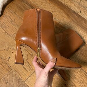 Vince Camuto Brown Leather Heeled Boots